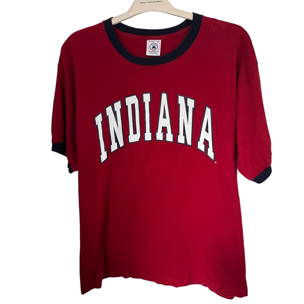 Indiana IU Vintage Ringer Tee L - Picture 1 of 4
